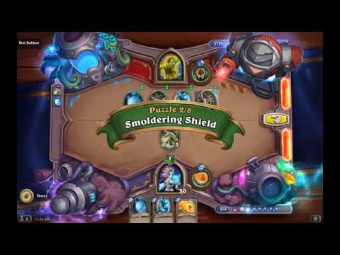 Solution Puzzle Lab Mirror: Smoldering Shield - Test Subject (2/8), Hearthstone Boomsday