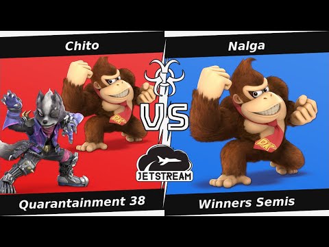 Quarantainment 38 Winners Semis - Chito (Wolf) Vs. Nalga (Donkey Kong) Smash Ultimate - SSBU