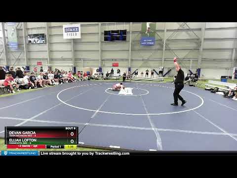 94 Lbs Round 2 (8 Team) - Devan Garcia, Team Michigan Red Vs Elijah Lofton, Minnesota Red 775d