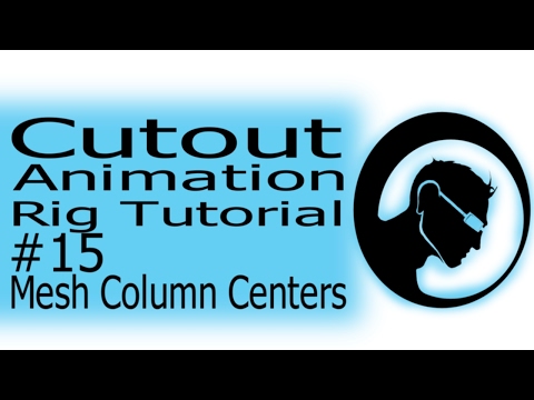 Cutout Animation Rig 15 Mesh Column Centers