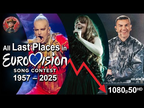 All Last Places in Eurovision Song Contest (1957-2025)