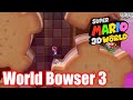 Super Mario 3D World World Bowser 3 Cookie Cogworks All Stars Stamp Gameplay Walkthrough