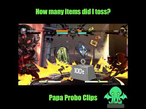How many items did I throw in this clip? - Guilty Gear Strive Clips