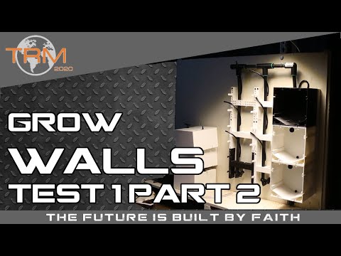 , title : 'Vertical HYDROPONIC Grow Wall Assembly and Test 1 - Part 2'