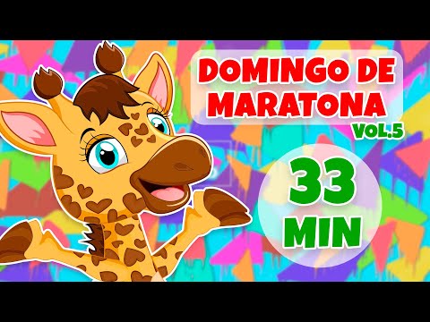 Domingo de Maratona Vol. 5 - Giramille 33 min | Desenho Animado Musical