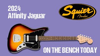 Video thumbnail for 2024 Squier Affinity Series Jaguar Electric Guitar by Guitar Collector Guy