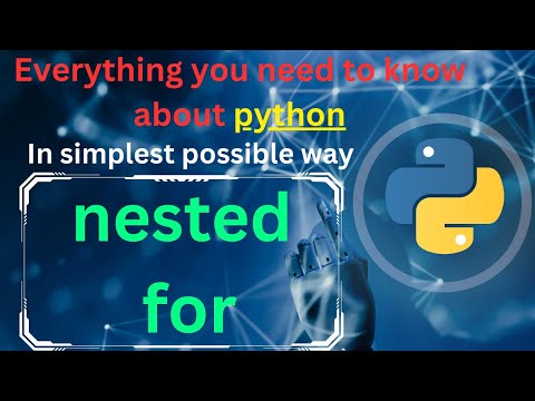 Nested For Loop In Python Nested Loops In Python Python Full Course Complete Python Course