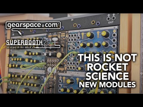 TiNRS Bopp & Steve and Kharper modules - Gearspace @ Superbooth 2025