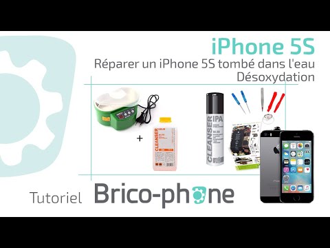 comment reparer iphone tombé dans l'eau