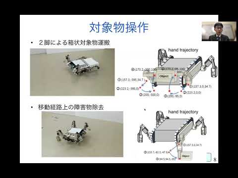 ４脚クローラ型不整地移動ロボット