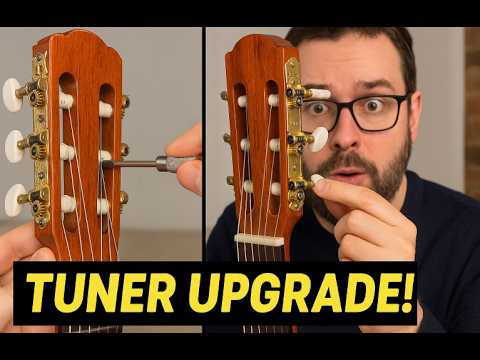 Precision Tune Your Guitar With Smooth Guyker 18:1 BALL-BEARING Tuners for Nylon Strings