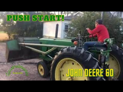 Push starting a Two Cylinder John Deere