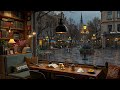 WARM JAZZ AT A RAINY EUROPEAN CAFé 🎶 PIANO JAZZ INSTRUMENTAL ..