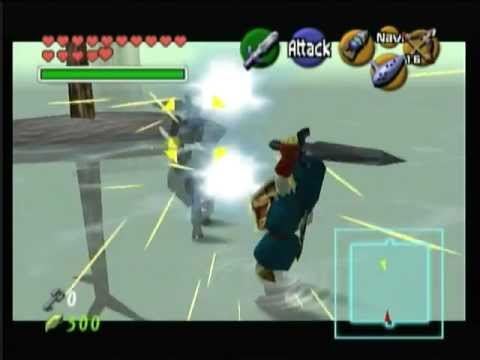 Zelda: Ocarina of Time - Link vs Dark Link