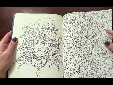 Unboxing Tales from the Witches Cottage | A "new to me" unboxing and flip through | Adult Coloring