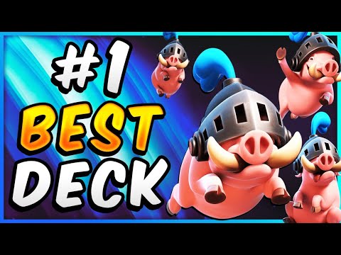 BEST ROYAL HOGS DECK in CLASH ROYALE! 🏆