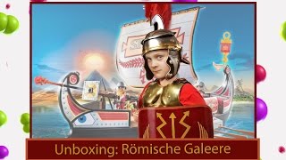 vlog: Unboxing von Playmobil Römisches Schiff - Römische Galeere 5390