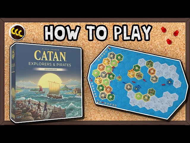 Vídeo relacionado con CATAN Explorers & Pirates Expansion 6ª edición | Juego de mesa | A partir de 12 años | 3-4 jugadores | 60 minutos de tiempo de juego