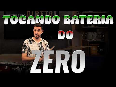 Aprenda a TOCAR Bateria em 12 MINUTOS (Iniciantes)