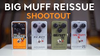 Video thumbnail for Big Muff Reissue Shootout - Electro Harmonix (Ram's Head, Triangle, Green Russian, Op-Amp) by We As A Company