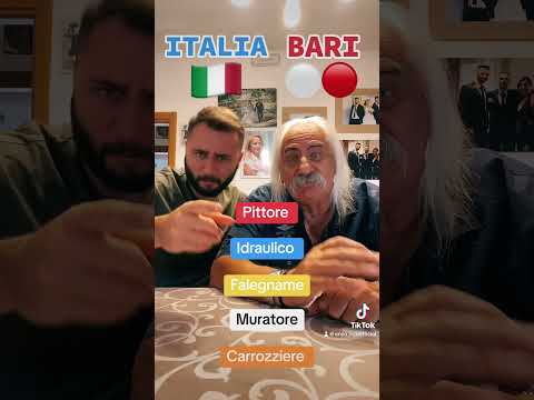 I mestieri a BARI #bari #puglia #life  #baresità #idioma #work #tolearn #language #dialetto