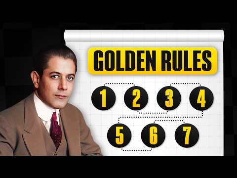 Capablanca's 7 Simple Rules to Win Easily (by doing 'NOTHING')