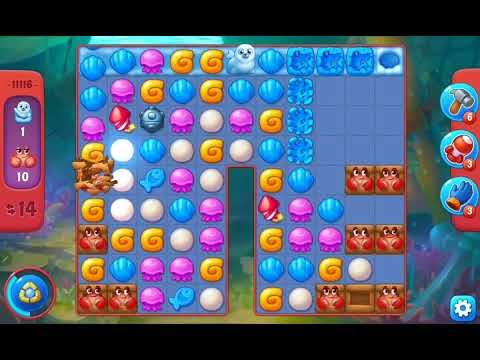 Fishdom Hard Level 11116 (with Double Lightning Booters) @choraelmin