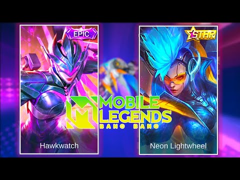 Karrie Neon Lightwheel Skin VS Hawkwatch Skin Mobile Legends Bang Bang