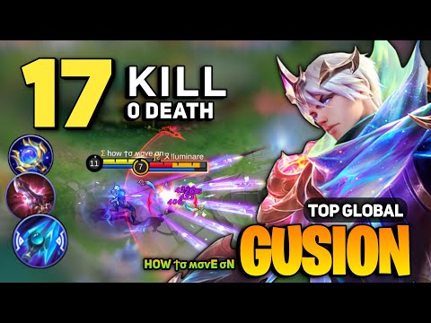 IMMORTAL! Gusion Perfect Gameplay [ Gusion Best Build Top Global ] how ϯσ ʍσѵe σn - Mobile Legends