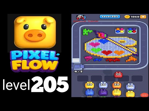 Pixel Flow Level 205 Walkthrough