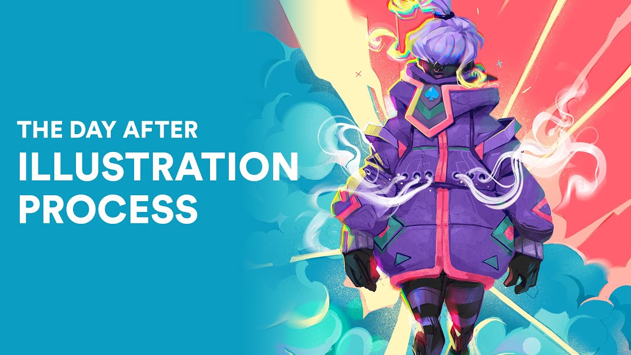 Drawing a Post Apocalyptic Illustration - Full Timelapse Workflow Process