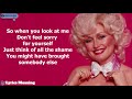 Dolly Parton - Just Because I'm A Woman | Lyrics Meaning