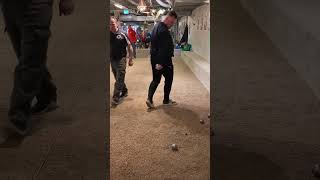 Duel de pointeurs a Boulebar Spitalfields #london  #petanque #shortsviral #sports