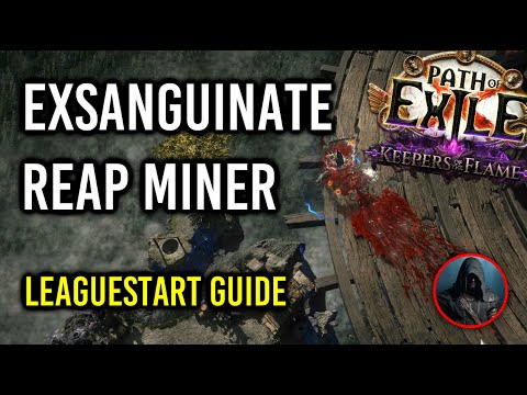PoE 3.27 | Exsanguinate Reap Miner League Start Build Guide