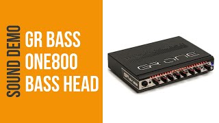 Video thumbnail for GR Bass One800 - Sound Demo (no talking) by Bass Bonedo