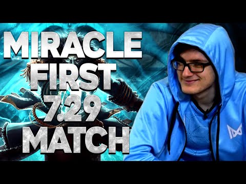 Miracle FIRST Match on New 7.29 Patch ft. gh - EPIC Comeback with OP Hero vs Dawnbreaker - Dota 2