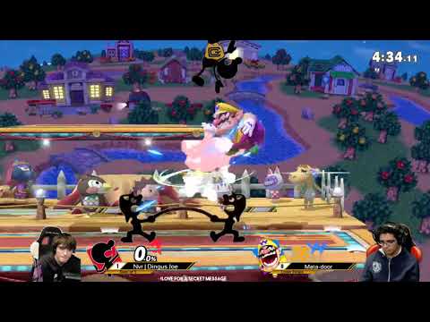 Dingus Joe (G&W) vs Mata-Door (Wario) - Ultimate at The Cave #60 - Losers Finals