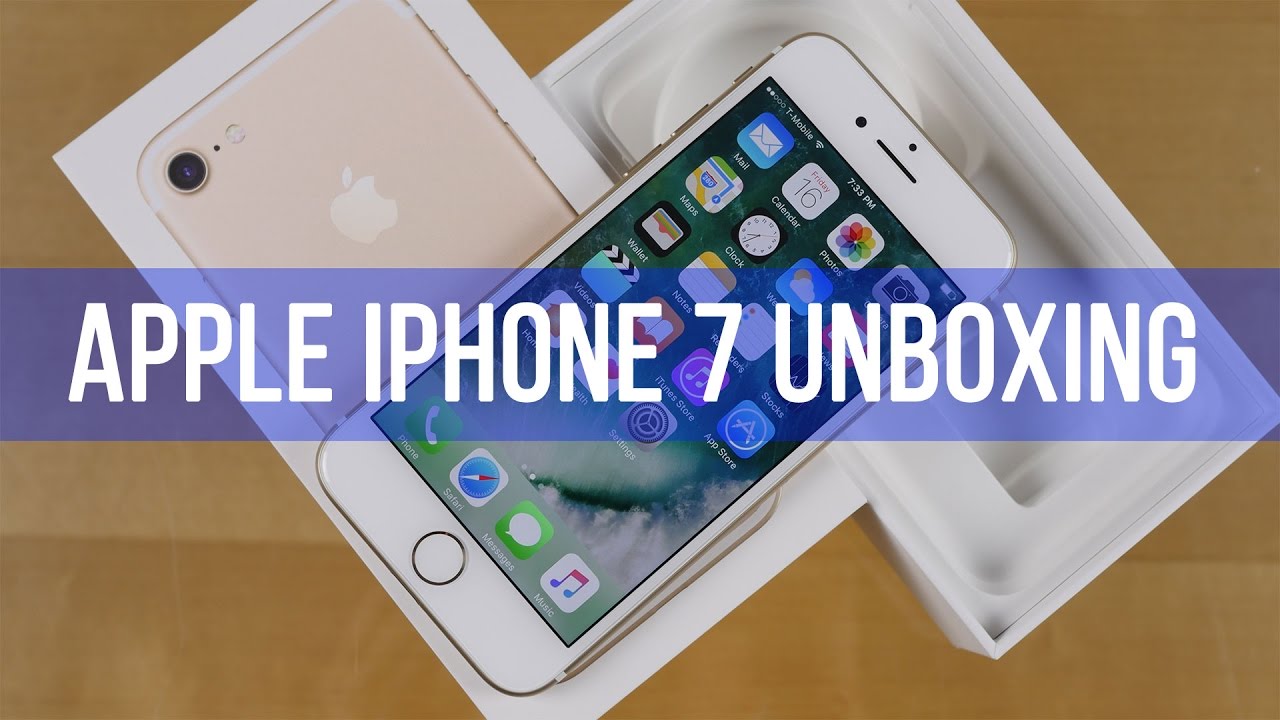 Apple iPhone 7 unboxing