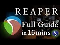 Reaper Tutorial For Beginners In 16 MINS FULL GUIDE 2025