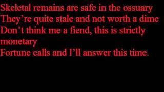 Grave robber at large w/lyrics
