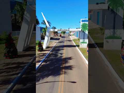 Pórtico de entrada da cidade de Aurilândia-GO. #cidade #goiás #brasil