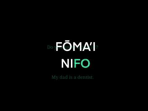Samoan Language - Foma'i Nifo