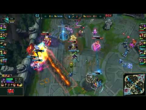 G2 Esports vs ROX Tigers Highlights ( S6 World Championship 2016 Week 2 Group A )