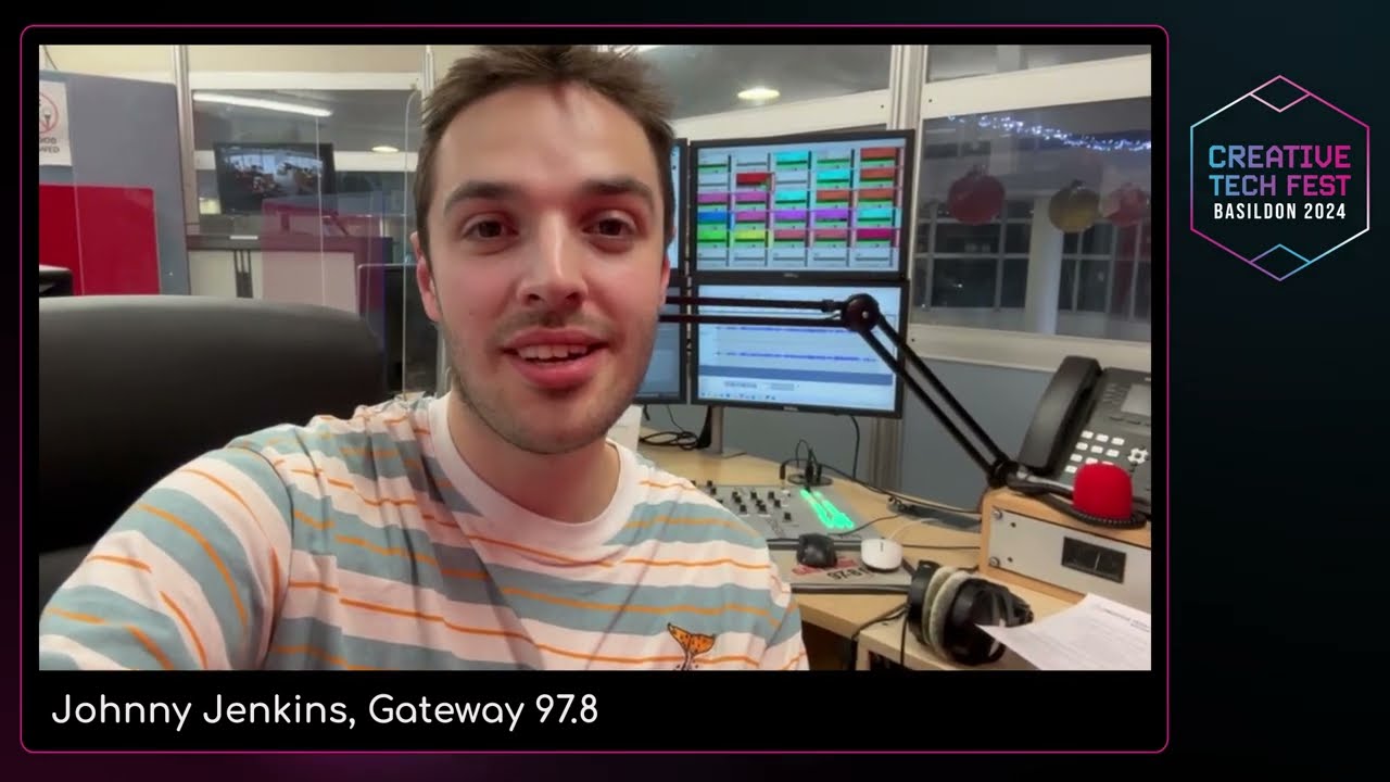 60 seconds with Johnny Jenkins (GATEWAY 97.8) - Creative Tech Fest 2024