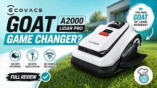 ECOVACS GOAT A2000 LiDAR PRO Review: Is This the Future of Robot Lawn Mowers?