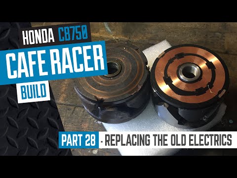 Honda CB750 Cafe Racer Part 28 - Replacing the old electrical parts