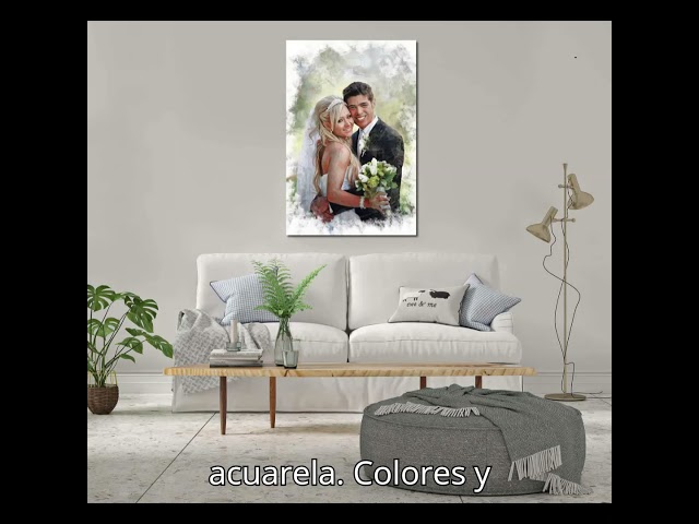 Vídeo relacionado con toyofmine 4K HD Retrato personalizado de su foto, arte mural de lienzo personalizado como regalo único para los hombres, convierte su en realeza (El Dragon Rider épico,5x8in)