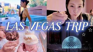 【気温50度🔥】LasVegasまで運転せずに車で5時間!最後の夏の思い出を作りに行ってきました🌃