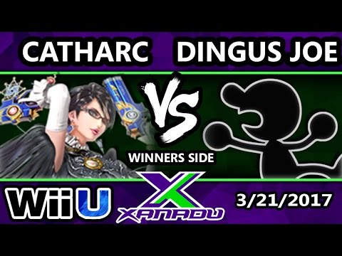 S@X 5 Year - Catharc (Bayonetta) Vs. Dingus Joe (G&W) - SSB4 Tournament - Smash 4 - Smash Wii U