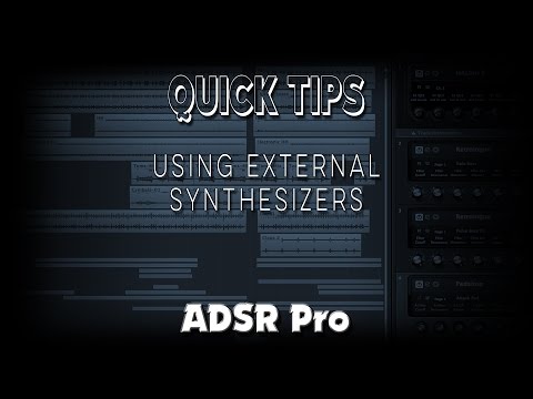 Routing midi and audio of external hardware synthesizers in Cubase